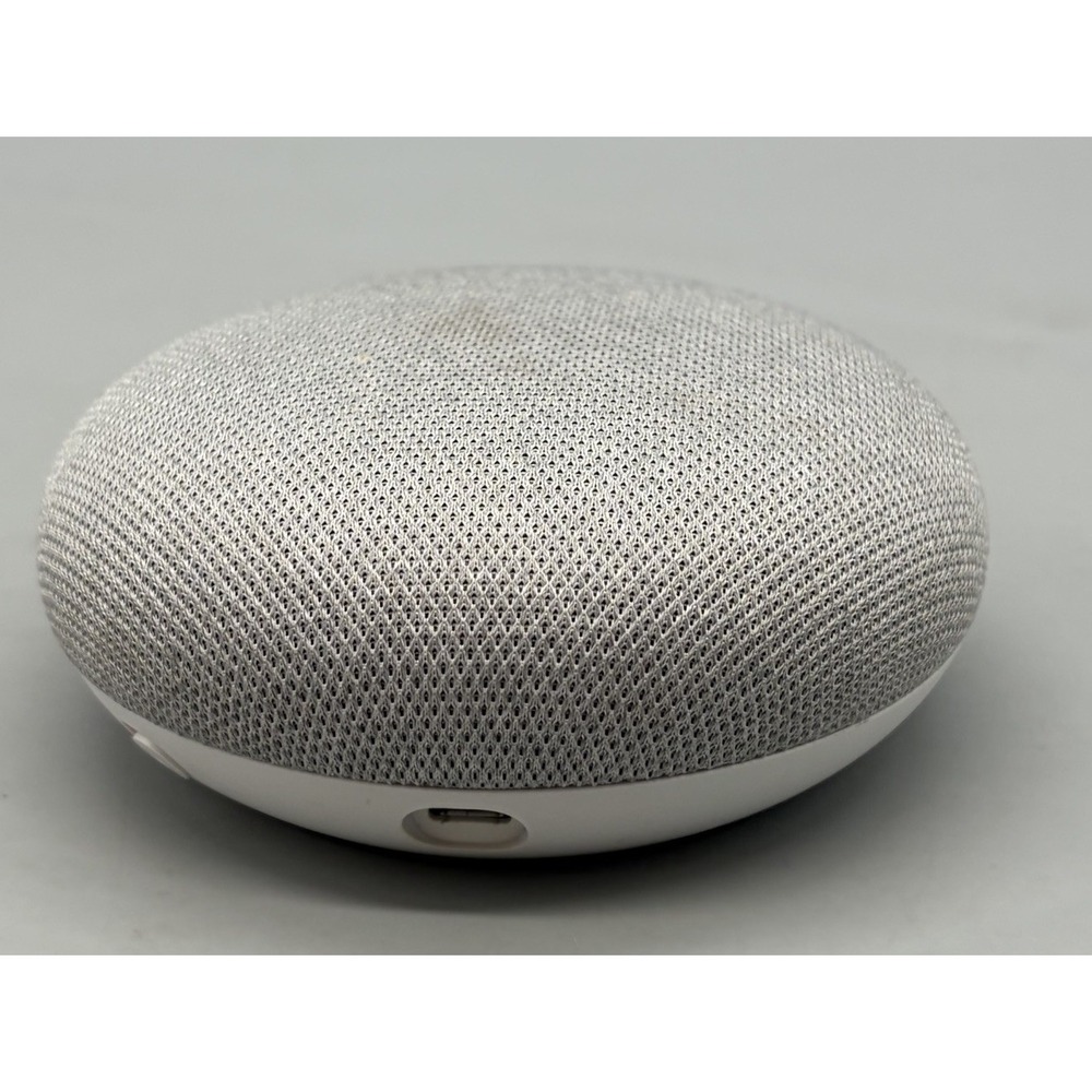 Google Home Mini Smart Speaker - Unit Only - Chalk (H0A)(Gen 1) - Tested